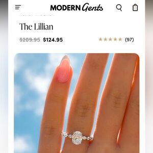 The Lillian Modern Gents ring
